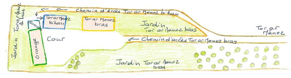 Lageplan Ferienhäuser Saint Sula - Torarmenez